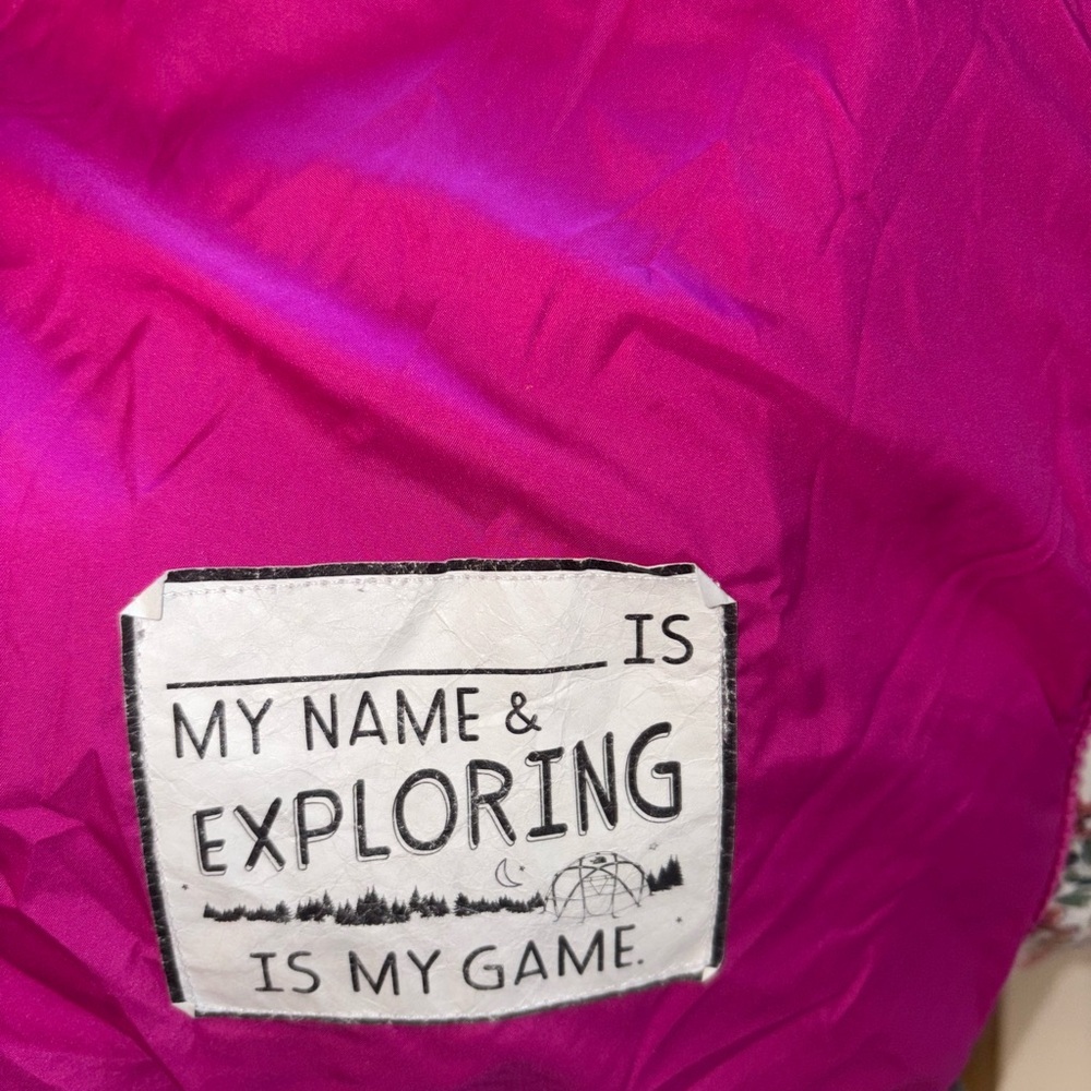 The North Face Girls Youth Large 14/16 Laurel Gray Fleece Jacket Pink Full Zip - Picture 7 of 8